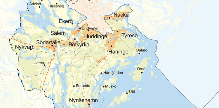 Kommunerna på Södertörn
